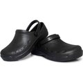 Lfc, Llc Genuine Grip® Women's Open Back Injection Clogs, Size 7W, Black 390-7W